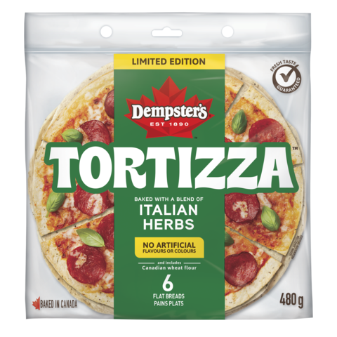 Dempster’s® Tortizza™ Italian Herbs Flatbread